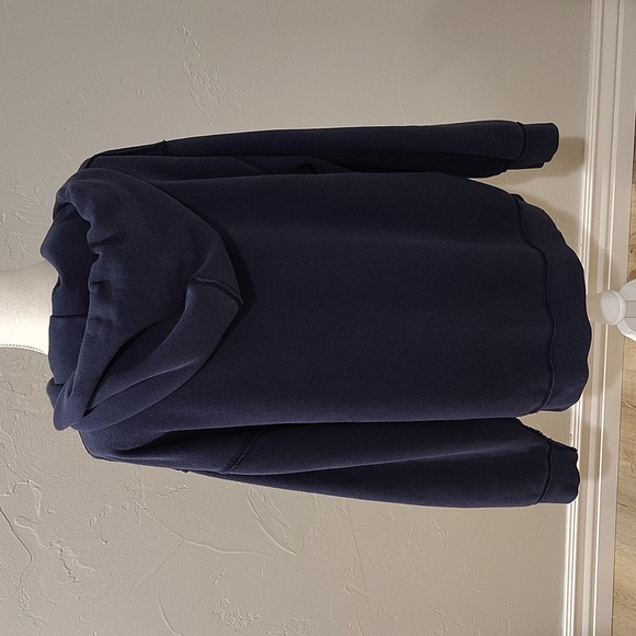 Disney Parks Navy up Up Sweatshirt Hooded Jacket Size Large Grumpy Dwarf Logo - Picture 6 of 9